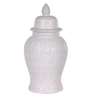 Decorative Swirl Patterned Jar