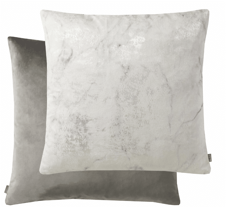 white marble effect cushion