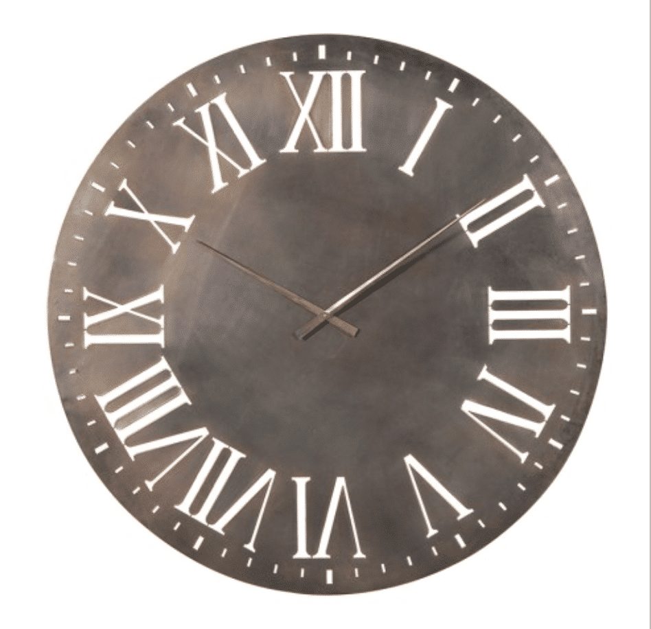 large bronze roman clock
