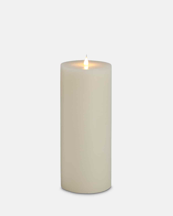 Ivory Wax led Candle