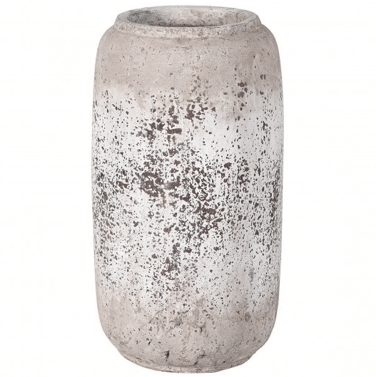 tall stone effect vase