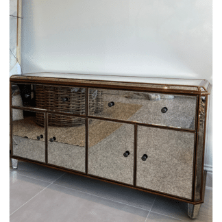 antique mirrored sideboard