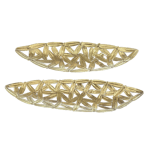 Gold Leaf Plate - Set of 2 - Image 2