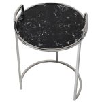 Alexi Marble Side Tables - Set of Two - Image 3