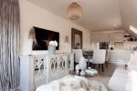 Grey Washed Sideboard With Antique Mirror - Image 2