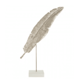 Decorative Feather Sculpture on Stand