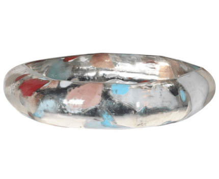 Colourful art deco bowl