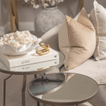 Thorn Cushion- Blush Linen - Image 2