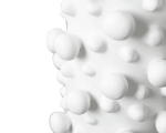 Bobble White Vase - Image 2