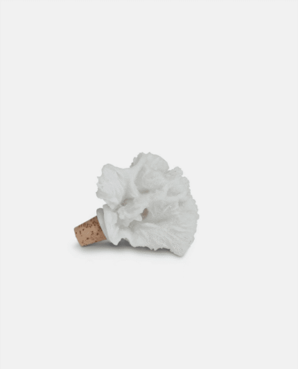 decorative white coral bottle stopper