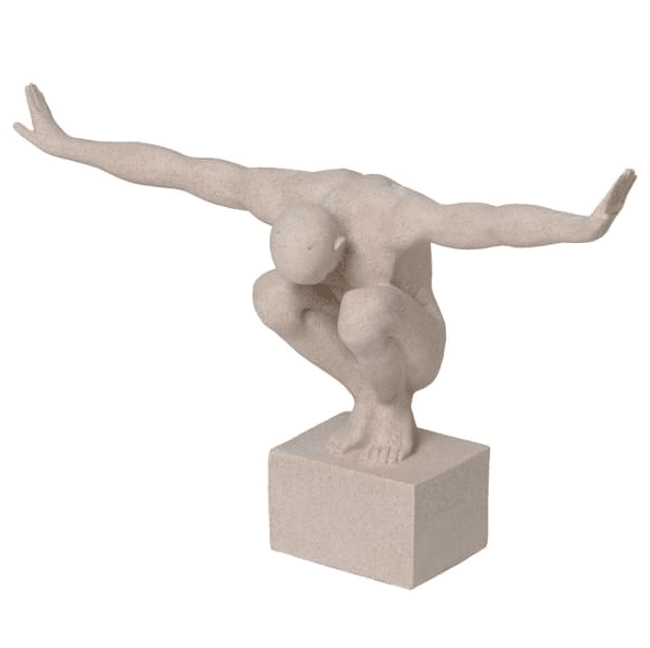 minimalist Natural Male Statue