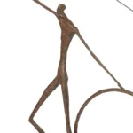 abstract bronze hoop dancer sculpture figure
