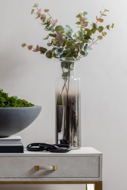 aluminium black chain link ornament