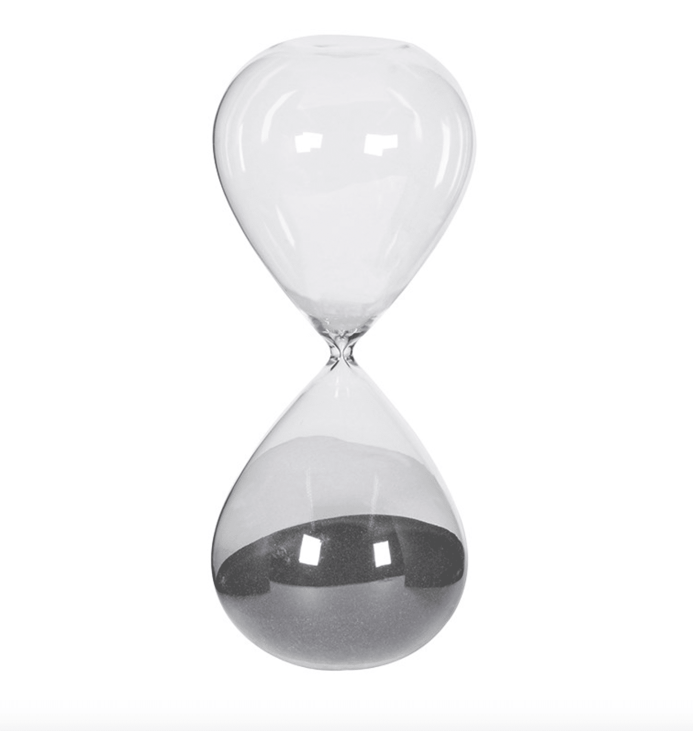 black-sand-hourglass-timer black sand hourglass timer