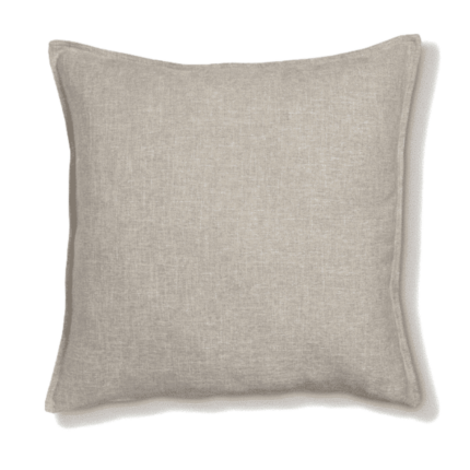 cream linen cushion
