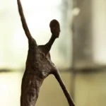 bronze hoop dancer figure details