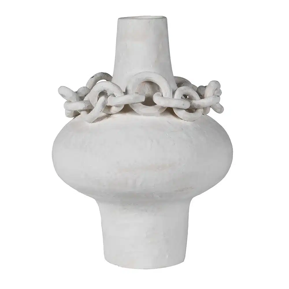 Ceramic_Embrace_Sculptural_Porcelain_Vase_with_Decorative_Chain_Accent Ceramic_Embrace_Sculptural_Porcelain_Vase_with_Decorative_Chain_Accent