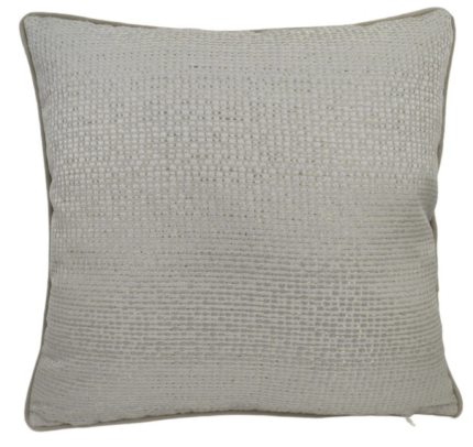 Large Square Melissi Cushion - natural/taupe 56x56 cm