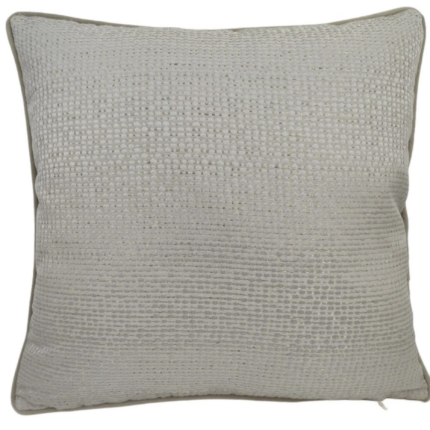 Large Square Melissi Cushion - natural/taupe 56x56 cm