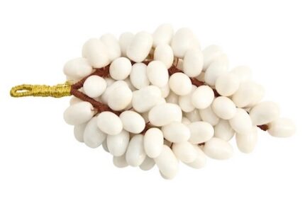 kara white marble grapes - Large