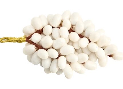 kara white marble grapes - Large